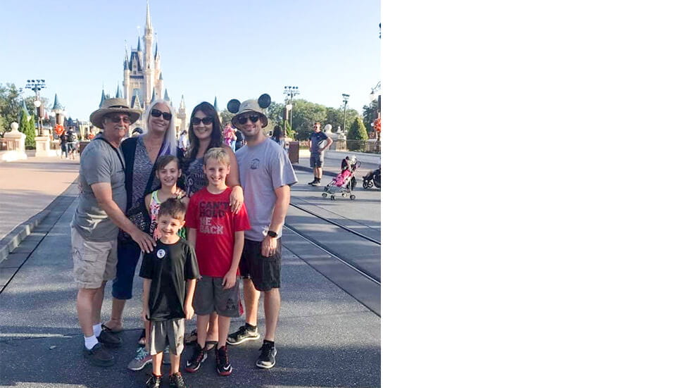 Family at Walt Disney World