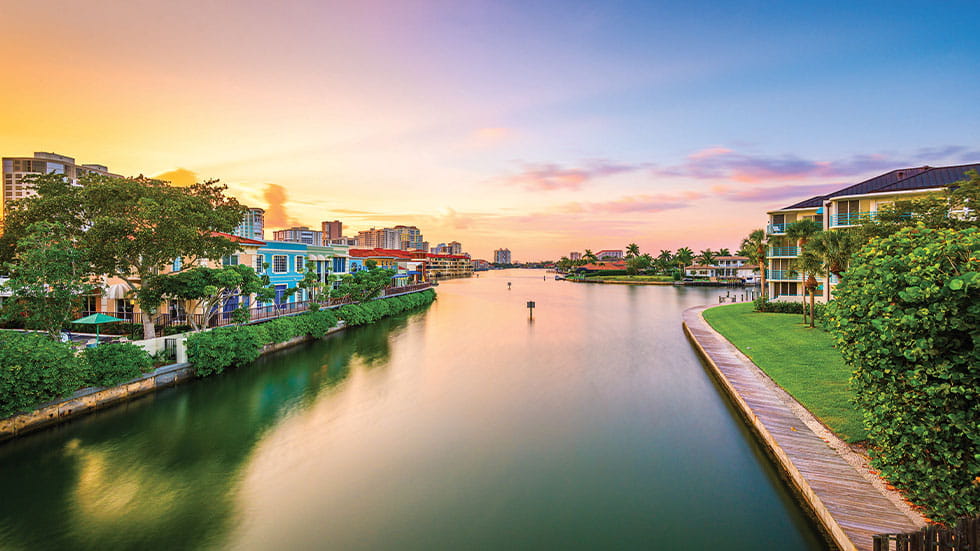 A palette of pretty canals and colorful architecture creates an enchanting cityscape