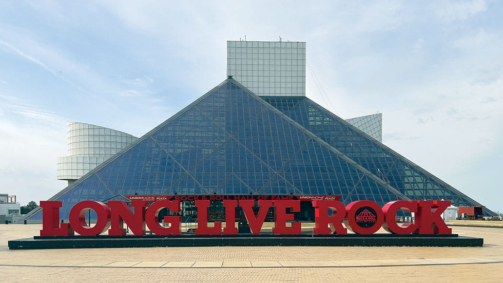 The Rock & Roll Hall of Fame in Cleveland. Photo by Joe Hendrickson/Stock.Adobe.com