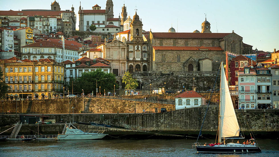 A riverside scene in Porto. Photo by Kerrick James