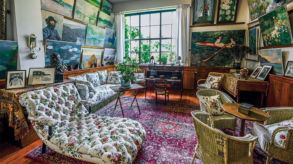Workshop Lounge at the House and Gardens of Claude Monet in Giverny