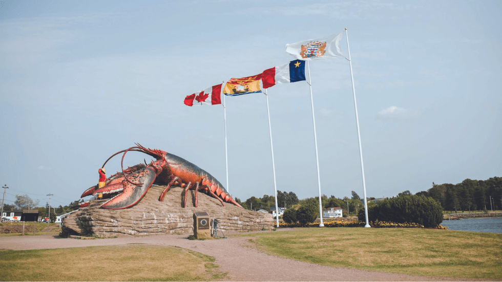 Shediac New Brunswick lobster sculpture