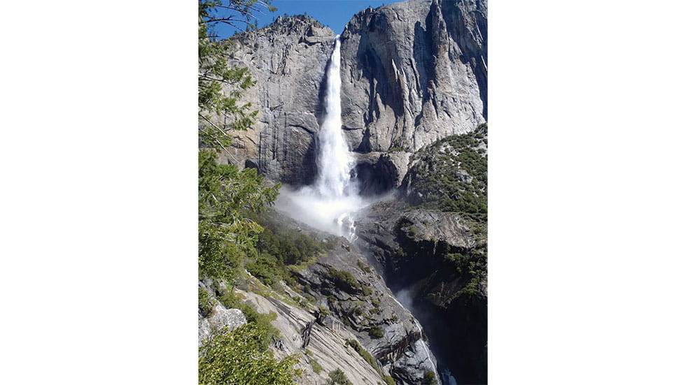 A level, paved trail makes Yosemite Falls more accessible to those with disabilities. Photo courtesy of NPS/James Miller