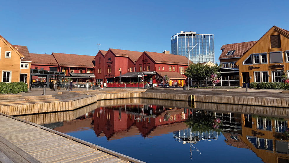 The fish market in Kristiansand, Norway