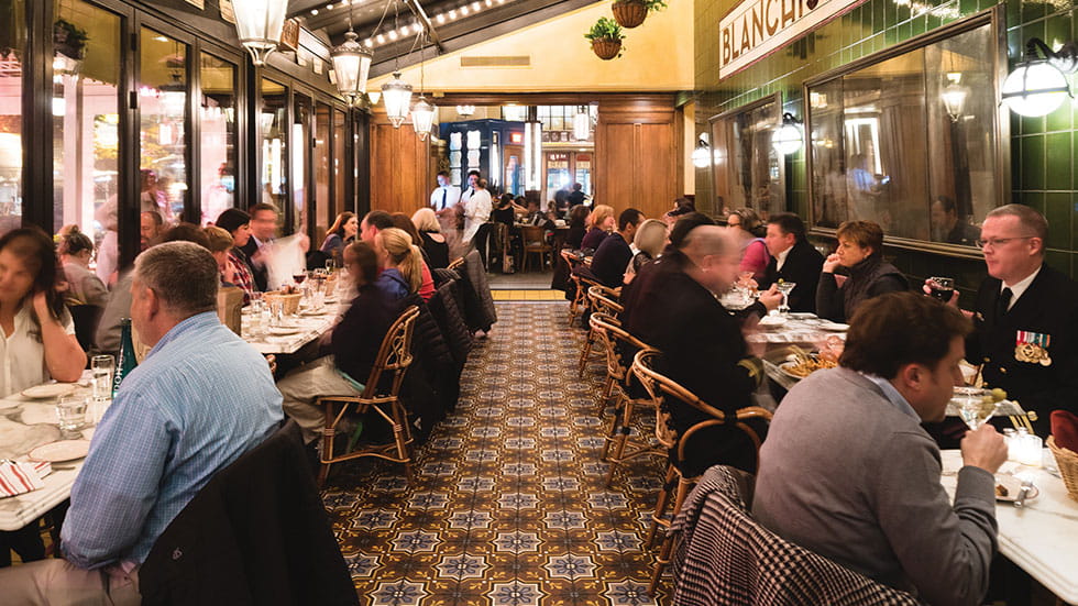 French-style café Le Diplomate in DC’s 14th Street corridor is a favorite for lunch, dinner and weekend brunch. Photo by James C Jackson 2