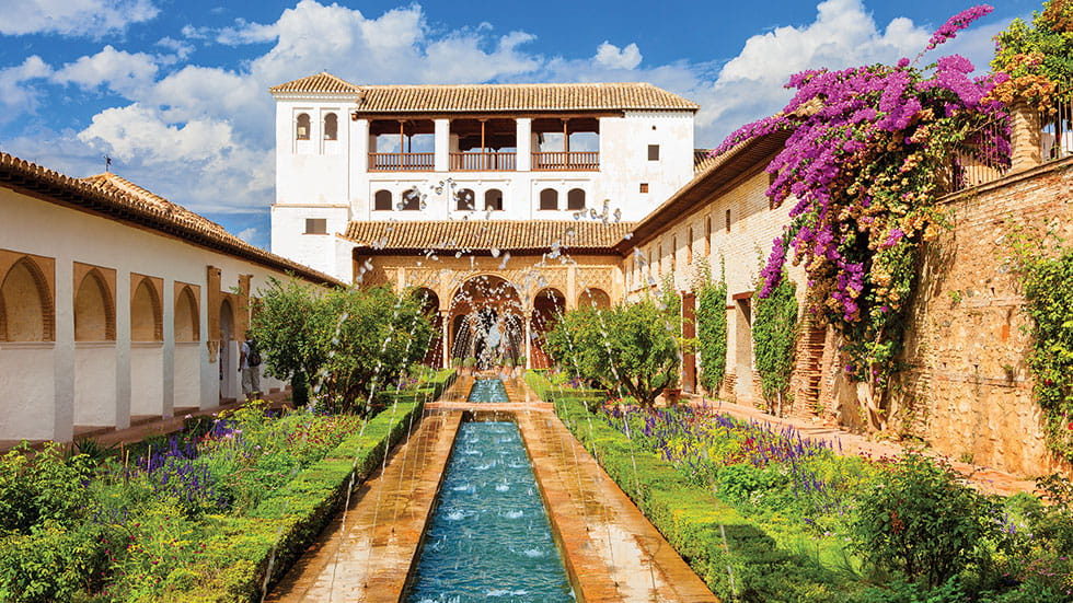 Alhambra Palace in Granada is renowned for its gardens. Photo by Jose Ignacio Soto/Stock.Adobe.com
