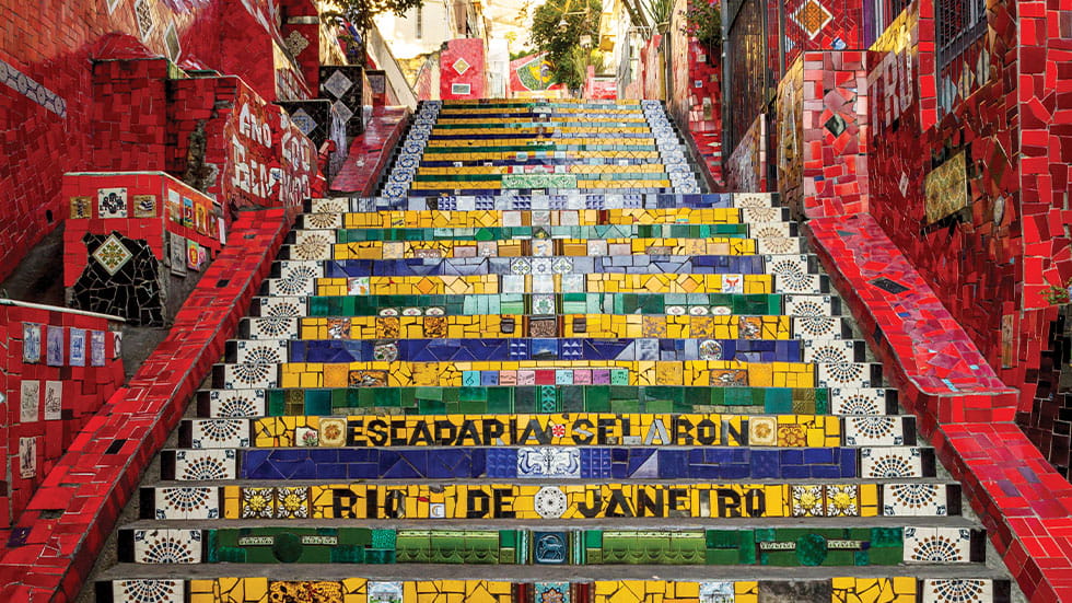 mosaic staircase of Escadaria Selaron