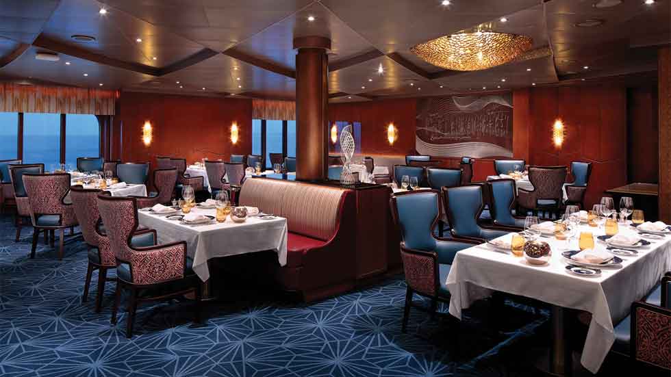 Holland America's Pinnacle Grill aboard the Rotterdam