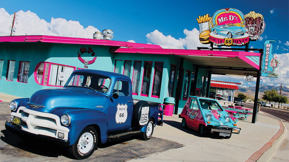 Mr. D’z Route 66 Diner is a favorite lunch stop in Kingman, Arizona
