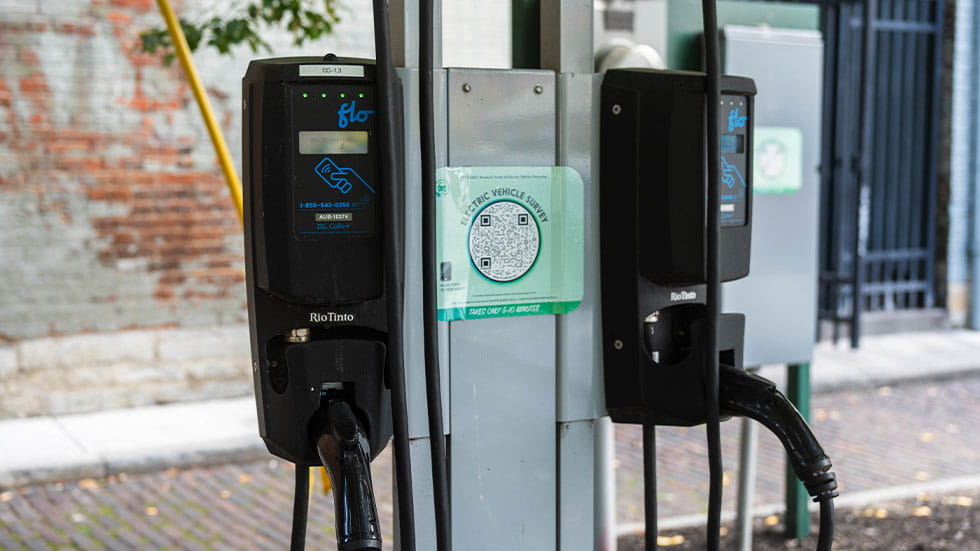 Flo; electric vehicle charging station